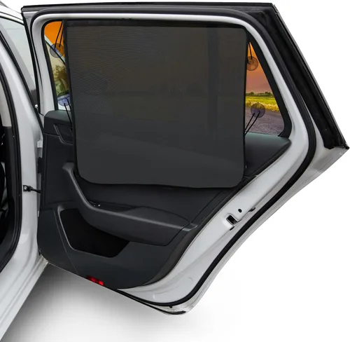 Miniatura 10 de EcoNour Parasol para ventana delantera del conductor del automóvil, cortina magnética para ventana que protege de los rayos solares nocivos