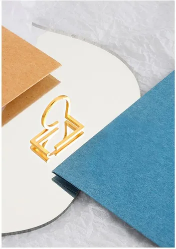 Miniatura 4 de Anillo rectangular único de banda abierta para mujeres y niñas, chapado en oro, minimalista, geométrico, ajustable, expansible, hipoalergénico