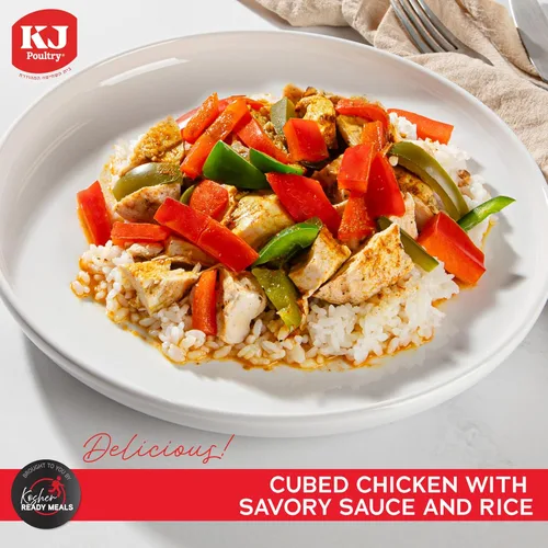 Miniatura 3 de KJ Poultry Kosher Ready Meals - Pollo Chow Mein, comidas de carne MRE listas para comer, sin gluten, halal, (1 unidad) preparado para entrada