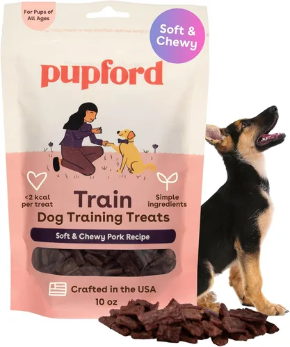 Miniatura 10 de Pupford Golosinas de entrenamiento suaves y masticables para perros y cachorros (cerdo, 5 onzas)