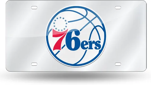 Miniatura 22 de Rico Industries Placa de matrícula metálica con incrustaciones láser de la NBA