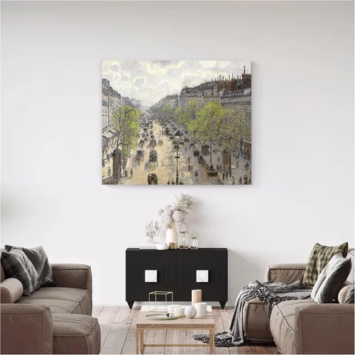 Miniatura 154 de A&T ARTWORK Campo de trigo con cipreses de Van Gogh Las reproducciones de arte clásico mundial, impresiones en lienzo giclée para decoración