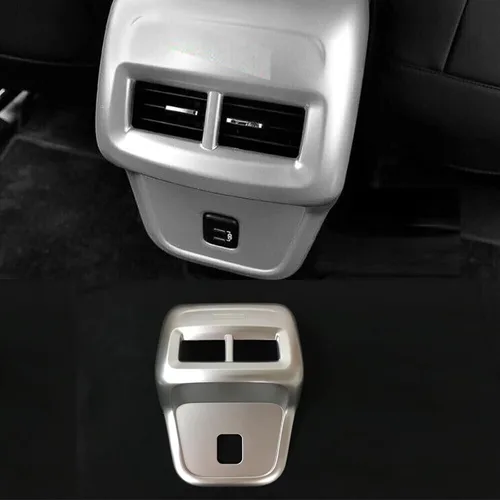 Miniatura 4 de ERIDANUS Ajuste para Chevrolet Equinox 2018-2023 Marco de ventilación de salida de aire trasero, cubierta de panel anti-patadas