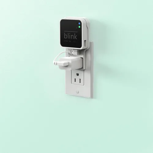 Miniatura 4 de Soporte de pared con enchufe para Blink Sync Module 2, soporte de montaje para cámara exterior Blink sin cables desordenados, soporte de cámara