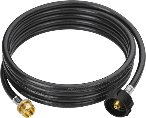 Miniatura 12 de CALPOSE Manguera adaptadora de propano de 3 pies, adaptador de 1 libra a 20 libras que convierte electrodomésticos de 1 libra en tanques de 5 a 40