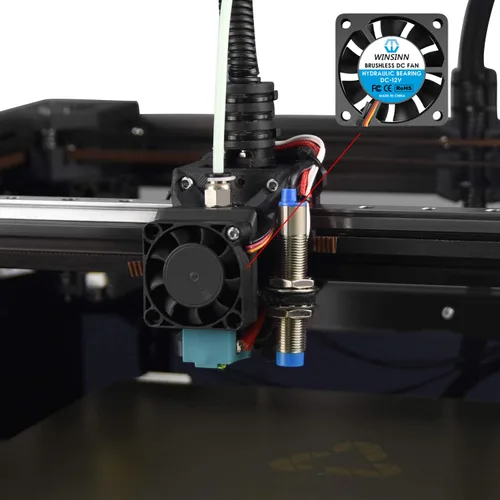 Miniatura 5 de WINSINN Ventilador de 1.575 in y 5 V – Rodamiento hidráulico 5000 RPM 4010 Reemplazo del ventilador de refrigeración para DVR pequeños