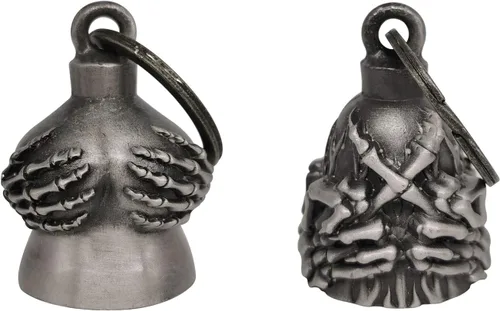 Miniatura 16 de 【Paquete de 2】Campanas de Motocicleta para Motociclista de Buena Suerte Campanas Guardianas de Conducción con Colgador Accesorio de Motocicleta