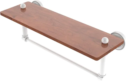 Miniatura 41 de Allied Brass DT-1TB-16-IRW Dottingham Collection - Toallero integrado de madera IPE de 16 pulgadas, color bronce antiguo