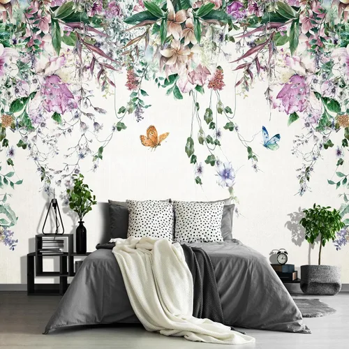 Miniatura 10 de Papel tapiz mural gris de Nueva York del Puente de Brooklyn, papel tapiz mural de paisaje urbano grande para sala de estar y dormitorio - 108"x75