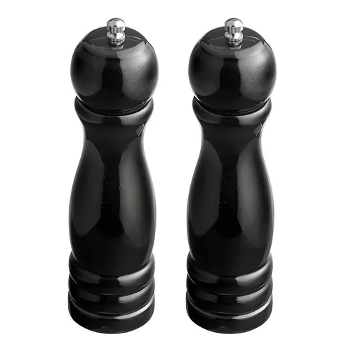 Miniatura 17 de OCS Parts Pro Series - Molinillo de pimienta de madera crema con molinillo ajustable, molinillo tradicional de sal o pimienta de 8 pulgadas