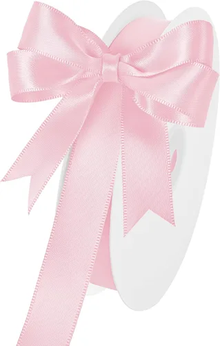 Miniatura 74 de Cinta de satén blanca antigua de doble cara de 1-1/2 pulgadas x 50 yardas, cinta de poliéster para envolver regalos, día de San Valentín, bodas