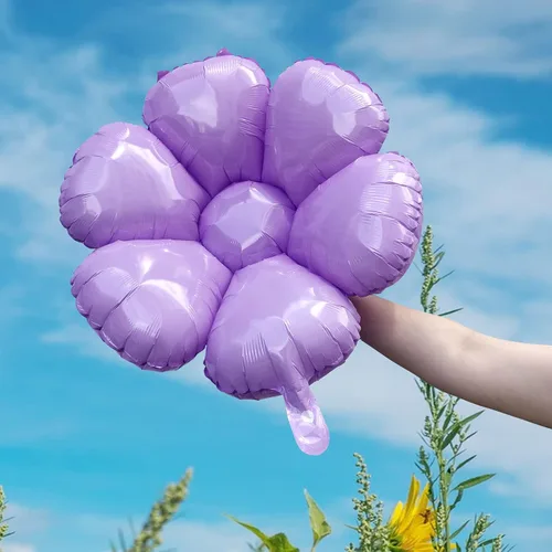 Miniatura 3 de Globos de flores amarillas, enormes globos florales amarillos brillantes, decoraciones de fiesta de cumpleaños con temática de primavera