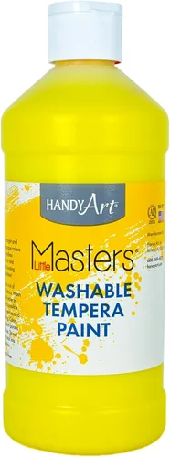 Miniatura 16 de Handy Art Little Masters - Pintura al temple lavable, turquesa, botella de 128 onzas, brillante y mezclable, alta opacidad, colores lavables