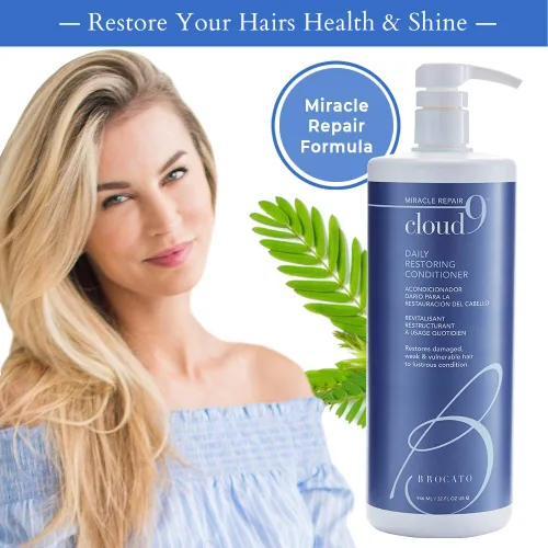 Miniatura 2 de Brocato Acondicionador restaurador diario Cloud 9, 32 onzas Acondicionador hidratante y revitalizante Miracle Repair Restaura el cabello dañado