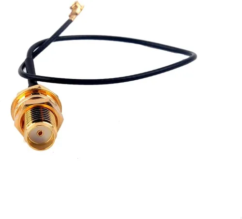 Miniatura 4 de Antena WiFi 2.4G 3DBI antenas de ganancia con cable de 6.3 in U.FL a SMA hembra para Arduino CC3000 ESP8266 (3)