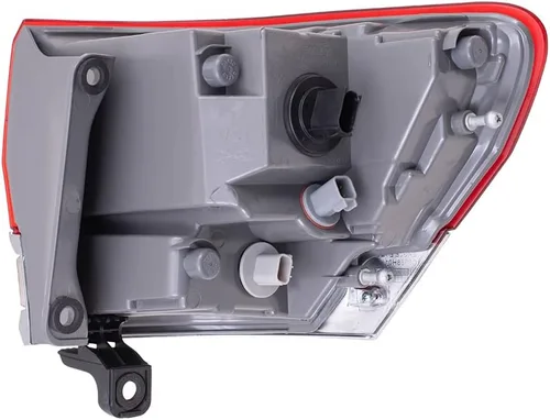 Miniatura 9 de Brock Conjunto de luz trasera lateral del conductor de repuesto con bisel cromado compatible con Grand Cherokee Laredo/Limited/Overland/Summit