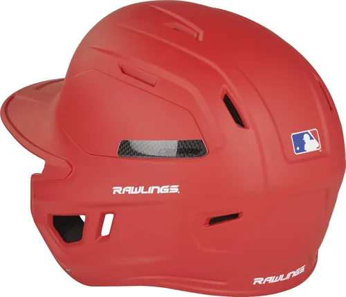 Miniatura 7 de Rawlings Casco de bateo de béisbol de carbono MACH Mate Varios tamaños Varios colores escarlata mate