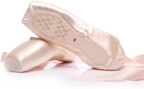 Miniatura 6 de Zapatos profesionales de punta de satén para niña