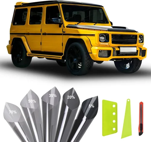 Película tintada de ventana para automóviles, protección de privacidad, película automotriz 35% VLT de nano cerámica para parabrisas delantero