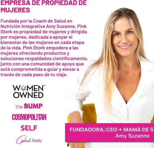 Miniatura 6 de Pink Stork Gomitas de fertilidad prémium Suplementos de fertilidad para mujeres con CoQ10, mio-inositol + vitaminas prenatales Apoyo a
