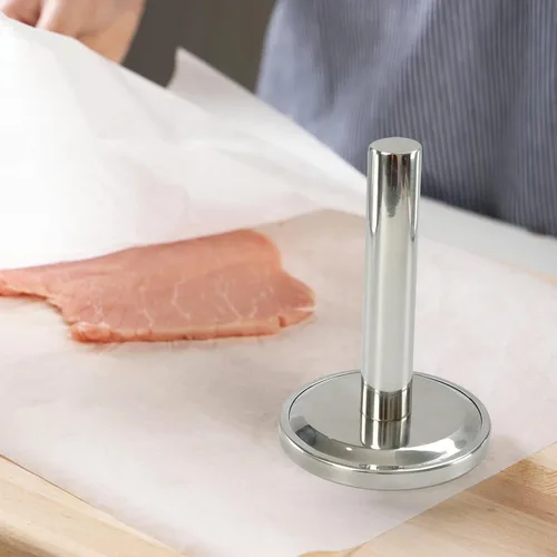 Miniatura 9 de KAYCROWN Martillo ablandador de carne, aplanador de carne, mazo de carne de cocina de acero inoxidable para aplanar carne de carne de aves