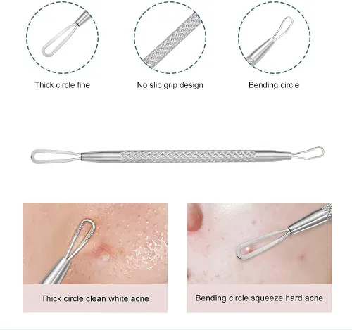 Miniatura 3 de La Chat - Removedor profesional de puntos negros y manchas, herramienta extractora 2 en 1 para eliminar espinillas y comedones