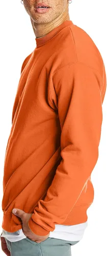 Miniatura 3 de Hanes - Sudadera EcoSmart con cuello redondo y mezcla de algodón fabricada con vellón afelpado