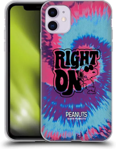 Miniatura 71 de Head Case Designs Funda de gel Woodstock 50th con licencia oficial de Peanuts Snoopy Guitar 1969 [protección de grado militar] compatible con Apple