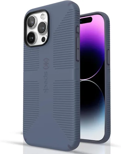 Miniatura 20 de Speck Funda MagSafe para iPhone 15 Pro Max - Protección contra caídas y para la cámara, agarre seguro de tacto suave, compatible con carga Lila