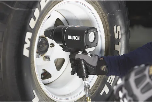 Miniatura 6 de Klutch Llave de impacto neumática: accionamiento de 3/4 pulgadas, 7 CFM, 1,500 pies.-Lbs. Torque