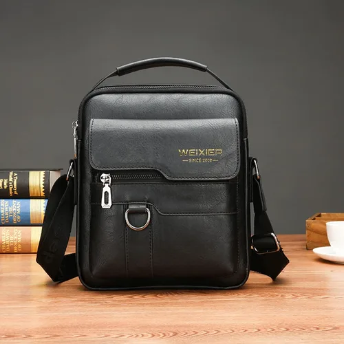 Miniatura 2 de Bolsa de mensajero para hombre, de piel sintética, bolsa de hombro, bolsa de viaje, bolso de hombre, bolso casual, bolsa de mano con personalidad