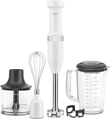 Miniatura 8 de KitchenAid Batidora de mano con cable de velocidad variable con accesorios, Aqua Sky, KHBV83AQ