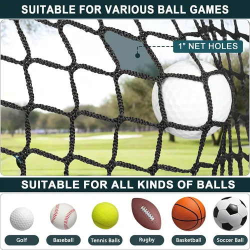 Miniatura 2 de Heavy Duty Golf Practice Net, High-Impact Golf Hitting Net for Indoor/Outdoor Use