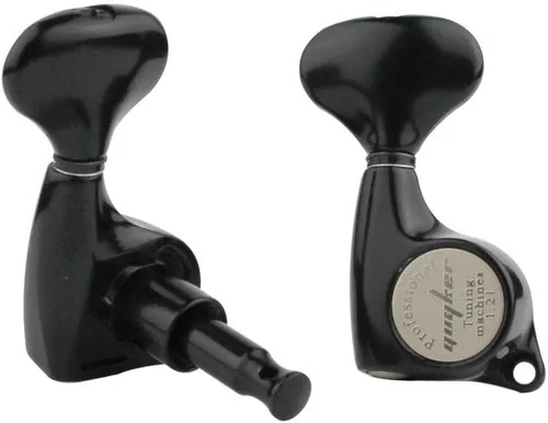 Miniatura 5 de Guyker Cabezales de Máquina de Guitarra (3L + 3R) – Juego de Afinadores de Clavijas de Afinación Selladas 1:21 de Repuesto para Guitarras Eléctricas