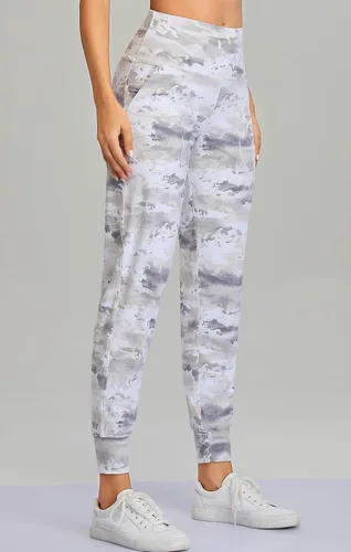 Miniatura 118 de Oalka - Pantalones deportivos para mujer, con cintura alta y bolsillos, para hacer deporte, yoga y entrenar