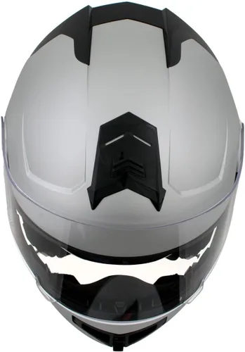 Miniatura 7 de Milwaukee Helmets H7010 Flat Grey Mayday Modular Casco de motocicleta inalámbrico de cara completa - Stream Music-Llamadas telefónicas