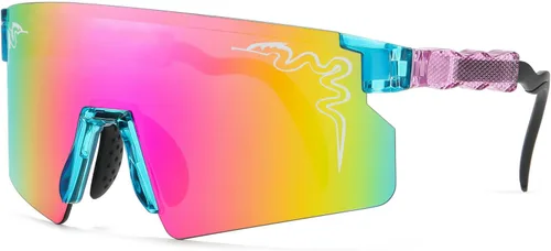 Dos tamaños de gafas de sol para adultos y jóvenes, niños y niñas, UV400, para hombres y mujeres, para ciclismo, actividades al aire libre, Ka11