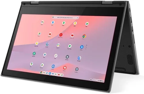 Lenovo 300e Gen 2 Chromebook de 11.6 pulgadas con pantalla táctil 2 en 1 Chromebook portátil, procesador AMD A4-9120C 1.60 GHz, 4 GB RAM, 32 GB SSD,