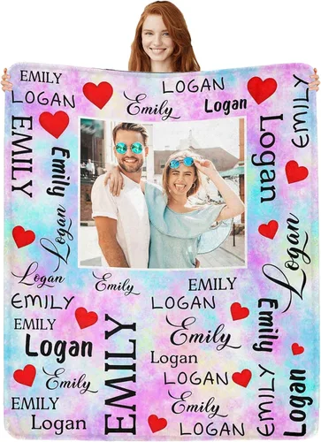 Miniatura 25 de Regalos personalizados de cumpleaños para el Día del Padre, para papá, abuelo, hombres, manta personalizada con fotos para mi papá, regalos de hija