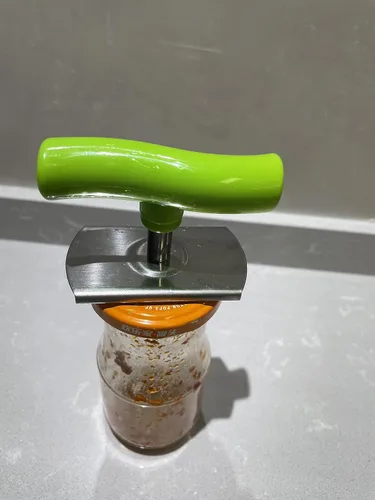 Miniatura 4 de Abridor de tarros para manos débiles, abridor de tarros para personas mayores, abridor de tapa giratoria de acero inoxidable, accesorios de cocina