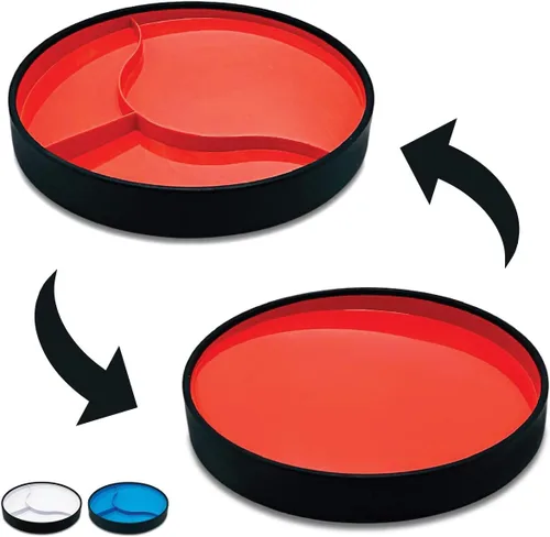 Miniatura 6 de STAYnEAT - Placa de succión dividida + plato Sloop n Scoop Dish, protector contra derrames y más, fabricado en Estados Unidos. Azul (S)