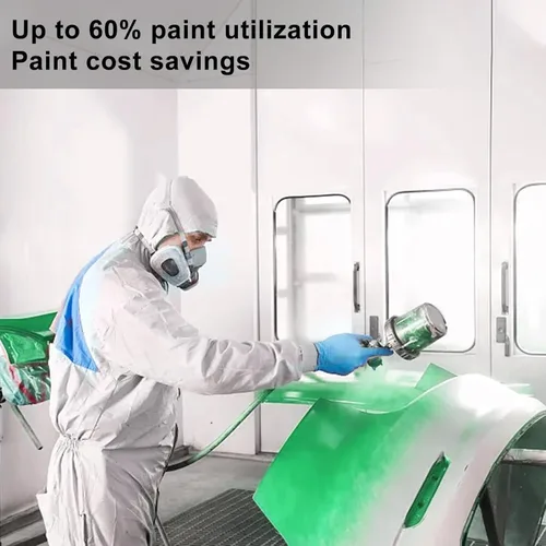Miniatura 4 de Pulverizador de pintura con taza rápida de mezcla de pintura, kit de pistola de pintura en aerosol HVLP contiene boquillas de 1.4, 1.7 y 0.079 in