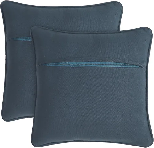 Miniatura 6 de Boho Living Jada 2 Fundas Decorativas para Almohadas de Tiro, Relleno de Almohada No Incluido, Diseño Tejido Premium, Decoración de Sala de Estar