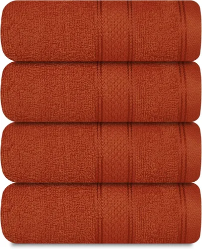 Miniatura 7 de Casa Lino Toallas de mano 100% algodón para baño, toallas de cocina suaves, altamente absorbentes y de secado rápido, juego de toallas de gimnasio
