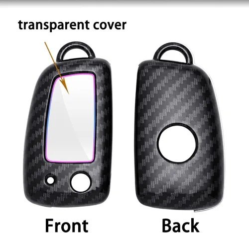 Miniatura 3 de ontto Funda para Llave de Automóvil Flip con Botón de Nissan, Carcasa de Llave de ABS para Rogue Rogue Select Blanco