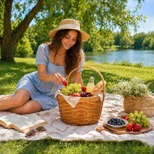 Miniatura 4 de Vintiquewise Cesta pequeña de recolección de manzanas con asa, cesta de frutas de madera tejida, canasta decorativa de granja para almacenamiento