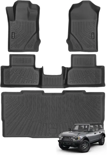 Miniatura 59 de Alfombrillas de piso Naibeve para Ford Edge 2015 2016 2017 2018 2019 2020 2021 2022 2023 2024 2025 - Ajuste personalizado para todo clima