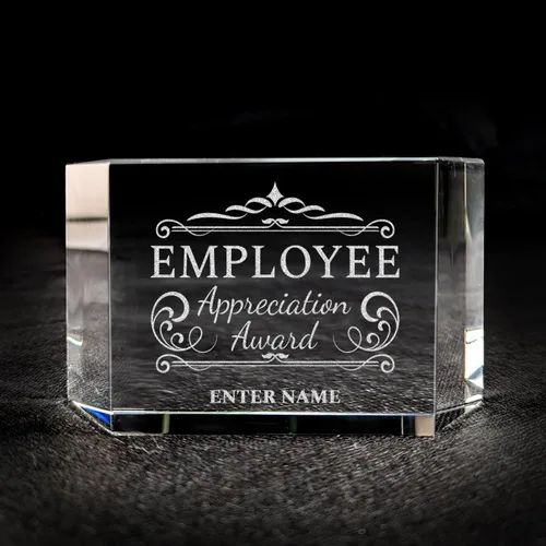 Miniatura 18 de Premio personalizado grabado con láser, diseño grabado con láser, agradecimiento, añade tu propio texto, incluye caja de regalo, premio al empleado