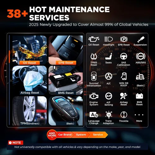 Miniatura 4 de OTOFIX Herramienta de escaneo bidireccional D1 Lite con actualizaciones gratuitas de 2 años, escáner de diagnóstico automotriz para todo el sistema