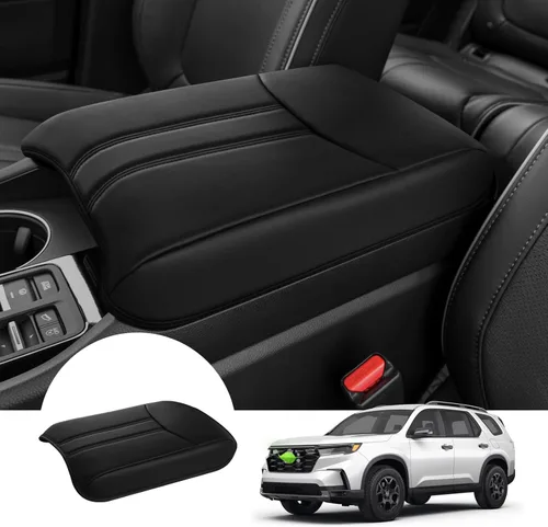 Autorder Funda de consola central para Honda Pilot 2023-2025 2026 / Accesorios Honda Ridgeline Passport 2024-2026 Funda para reposabrazos